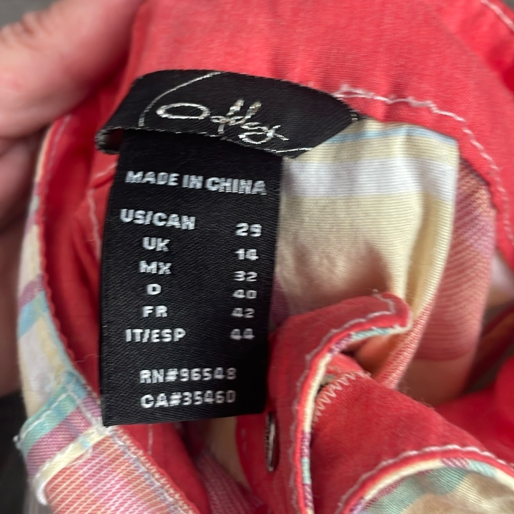 Oakley Plaid Womens Board Shorts size 29 - Picture 4 of 11
